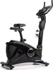 A black and gold magnetic exercise bike with a water bottle holder. Produktbild-Vorschau
