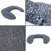 Nackenhörnchen mit Stehkragen Bio-Stoff Blümchen-blau - Produktbild-Vorschau 11
