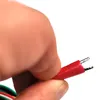 Krokodilklemmen Satz 10xKabel isoliert 54cm Farbig Produktbild-Vorschau 2