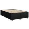 vidaXL Bettgestell ohne Matratze Schwarz 140x190 cm Stoff Produktbild-Vorschau 3