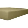 Spannbetttuch Kneer Q25 Easy-Stretch  140 x 200-160 x 220 cm *85 tabak