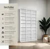 Étagère bibliothèque Christel 180 x 102 x 23,5cm - blanc Voir les images du produit 2