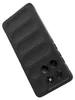 A black phone case with a textured back. Náhled obrázku produktu