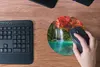 MuchoWow® Mauspad Mousepad Wasserfall - Baum - Rot - Herbst Produktbild-Vorschau 4