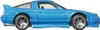 1996 Nissan 180SX Type X HCR62 | Hot Wheels Auto Fast & Produktbild-Vorschau 6