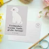Mr. & Mrs. Panda Postkarte Kleinpudel Liebe - Grau Pastell Produktbild-Vorschau 3