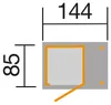 Garten-/Terrassenschrank 351 A Gr.1 B x T x H 162 x 105 x Produktbild-Vorschau 3