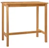 vidaXL Tavolo da bar in teak massiccio naturale 110 x 60 x Anteprima dell’immagine prodotto 1