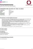Safety instructions and manufacturer details for a product. Produktbild-Vorschau