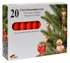 Baumkerze 9,6 cm Ø1,2 cm rot 20 Pack 445791 4009207223027 Voir les images du produit 4