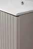 A close-up view of a bathroom vanity cabinet and sink. Anteprima dell’immagine prodotto
