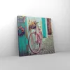 Bild auf Leinwand - Leinwandbild - Einteilig - Rosa Fahrrad Produktbild-Vorschau 4