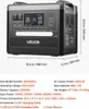 VEVOR Tragbare Powerstation, 2400W 2160Wh Solargenerator Produktbild-Vorschau 7