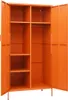 vidaXL Šatní skříň oranžová 90x50x180 cm ocel Náhled obrázku produktu 5