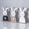 3er Set Deko-Hase H22cm Holz Osterhase Tischdeko Osterdeko Produktbild-Vorschau 7