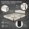 ML-Design Polsterbett 160x200 cm Beige Doppelbett mit Produktbild-Vorschau 3