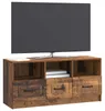 Meuble TV Bois ancien 102 x 34,5 x 47 cm Bois d'ingénierie Voir les images du produit 2