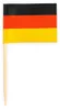 50 Deutschland Flaggen Party Picker 8cm Produktbild-Vorschau 2