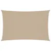 vidaXL Sonnensegel Oxford-Gewebe Rechteckig 4x7 m Beige Produktbild-Vorschau 1