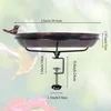 Metall Vogeltränke Schale Mit Klemme Wetterfest 30,5×5 cm Produktbild-Vorschau 2