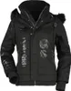 Rock Rebel by EMP Damen schwarze Winterjacke mit Produktbild-Vorschau 1