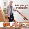 COSTWAY houten leuning, trapleuning, lengte 120 cm, leuning Productafbeelding-voorbeeld 4