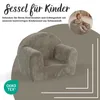 Mini-Kindersessel - Kindersessel aus Cord in Braun Produktbild-Vorschau 5