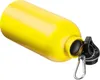 Edelstahl Trinkflasche / mit Karabiner / 500ml / Farbe gelb Produktbild-Vorschau 1