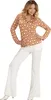 A woman is posing in a 70s-style outfit. Produktbild-Vorschau