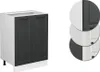 Küchenunterschrank Vicco R-Line Anthrazit Landhaus 60 cm Produktbild-Vorschau 5