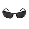 Coole schmale Sonnenbrille Herren Schwarz Matt Wrap Around Produktbild-Vorschau 2