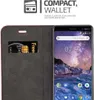 A phone case with a card slot is shown open, revealing a credit card and a smartphone screen. Náhled obrázku produktu