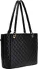 Guess Jeans cabas Idra Noel noir matelassé 4G, doré Voir les images du produit 5