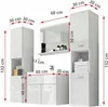 Set da bagno MAYRA XL - rovere wotan / bianco lucido Anteprima dell’immagine prodotto 3