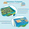 GOPLUS Spieltisch aus Holz mit 80-teiliges Eisenbahn-Set, Produktbild-Vorschau 2