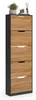 Schuhkipper Vicco Luca Anthrazit/Goldkraft Eiche 59 x 180.5 Produktbild-Vorschau 6