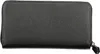 A black leather wallet is shown from the front. Produktbild-Vorschau