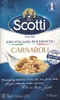 A box of Riso Scotti Carnaroli rice, with a close-up of a spoonful of prepared risotto. Produktbild-Vorschau