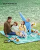 A family having a picnic by a lake. Produktbild-Vorschau