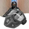 Motorrad Crossbrille mit Maske getönt Schwarz Produktbild-Vorschau 3