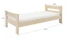 Masseno Kinderbett OSCARO 120x200 cm Einzelbett für Mädchen Produktbild-Vorschau 3