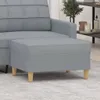 vidaXL Tabouret de pied gris clair 70x55x41 cm Tissu Voir les images du produit 2