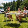 Wiltec Campingtisch klappbar 80x60cm mit weißer Tischplatte Produktbild-Vorschau 2
