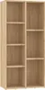 vidaXL Knihovna Sonoma Dub 50x25x106 cm výrobek ze dřeva Náhled obrázku produktu 1