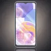 A smartphone with a colorful wallpaper displayed on its screen, set against a gradient background. Produktbild-Vorschau