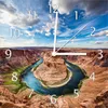 Wallario Design Wanduhr Grand Canyon aus Echtglas, Größe 30 Produktbild-Vorschau 1