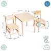 Kinder Tisch und 2 Stühle Set aus Kiefernholz - Spiel- Produktbild-Vorschau 10