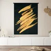 MuchoWow® Wandteppich Wandbehang Gold - Farbe - Streifen - Produktbild-Vorschau 6