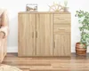 vidaXL Kredens dąb sonoma 91x29,5x75 cm Materiał Podgląd zdjęcia produktu 4