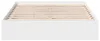 vidaXL Bettgestell mit Schubladen Weiß 140x200 cm Produktbild-Vorschau 4